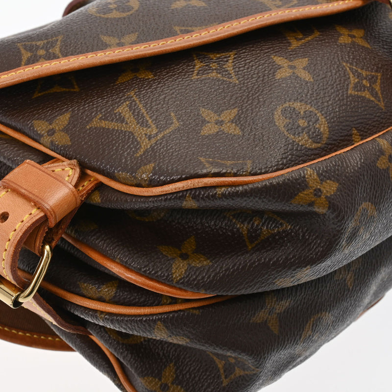 ルイヴィトンソミュール 30 14145 ブラウン レディース モノグラムキャンバス ショルダーバッグ M42256 LOUIS VUITTON 中古  – 銀蔵オンライン