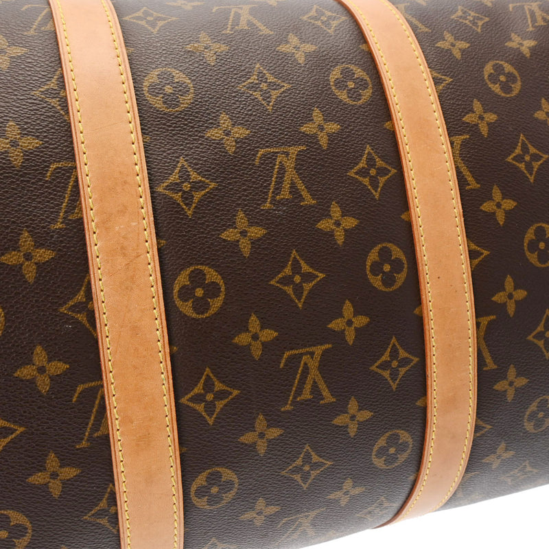 LOUIS VUITTON ルイヴィトン モノグラム キーポル バンドリエール 55 ブラウン M41414 レディース モノグラムキャンバス ボストンバッグ ABランク 中古 銀蔵