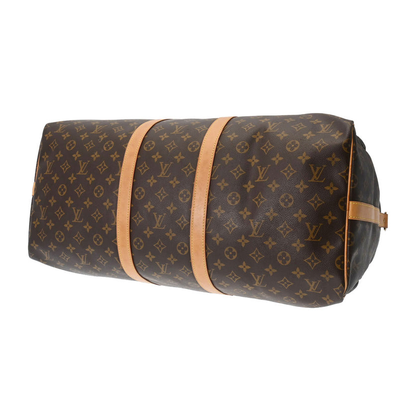 LOUIS VUITTON ルイヴィトン モノグラム キーポル バンドリエール 55 ブラウン M41414 レディース モノグラムキャンバス ボストンバッグ ABランク 中古 銀蔵