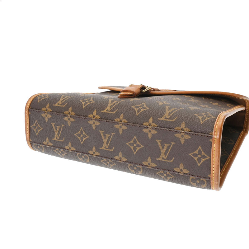 LOUIS VUITTON ルイヴィトン モノグラム ベルエア 2WAY ブラウン M51122 ユニセックス モノグラムキャンバス ハンドバッグ Bランク 中古 銀蔵