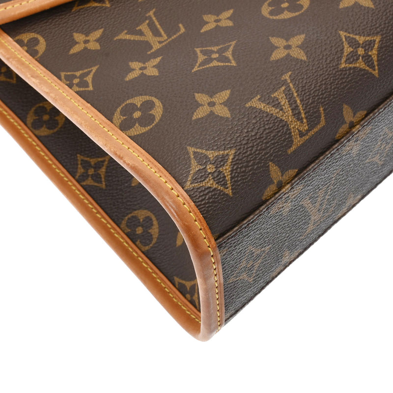 LOUIS VUITTON ルイヴィトン モノグラム ベルエア 2WAY ブラウン M51122 ユニセックス モノグラムキャンバス ハンドバッグ Bランク 中古 銀蔵