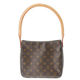 LOUIS VUITTON ルイヴィトン モノグラム ルーピング MM  ブラウン M51146 レディース モノグラムキャンバス ワンショルダーバッグ ABランク 中古 銀蔵