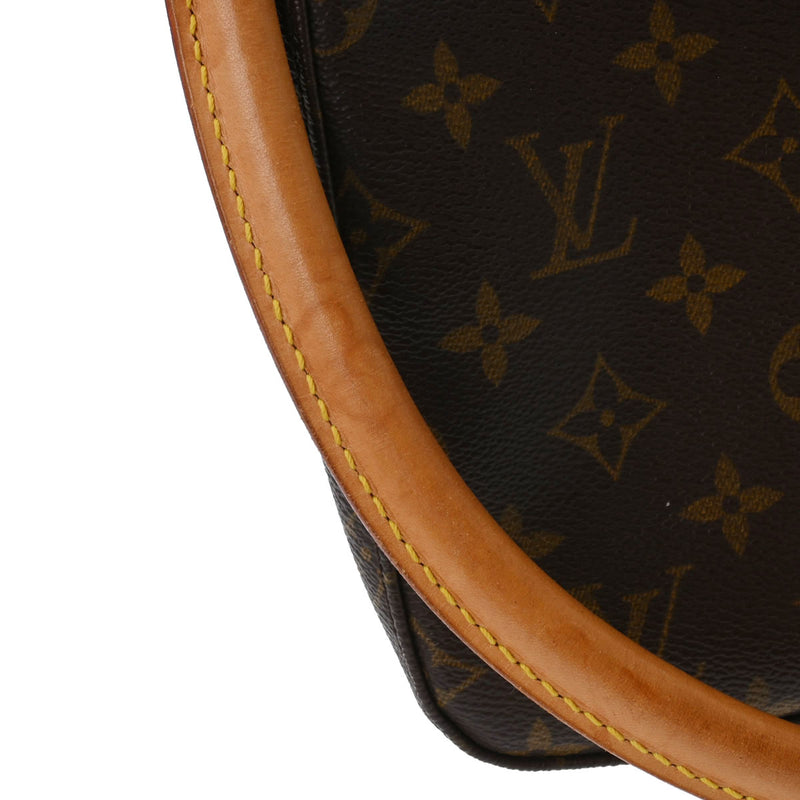 LOUIS VUITTON ルイヴィトン モノグラム ルーピング MM  ブラウン M51146 レディース モノグラムキャンバス ワンショルダーバッグ ABランク 中古 銀蔵