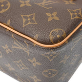 LOUIS VUITTON ルイヴィトン モノグラム シテ MM ブラウン M51182 レディース モノグラムキャンバス ハンドバッグ Aランク 中古 銀蔵