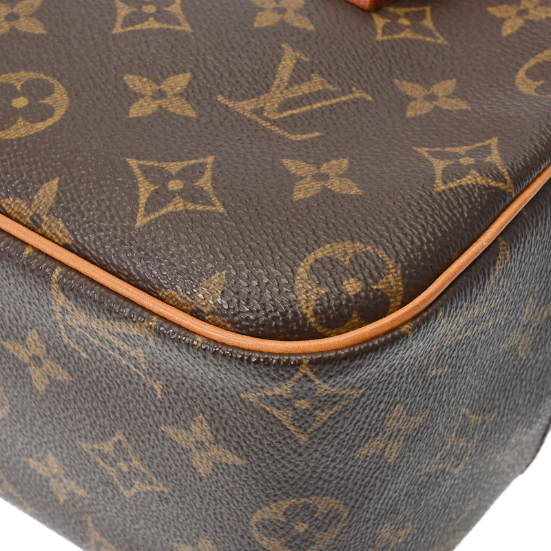 LOUIS VUITTON ルイヴィトン モノグラム シテ MM ブラウン M51182 レディース モノグラムキャンバス ハンドバッグ Aランク 中古 銀蔵