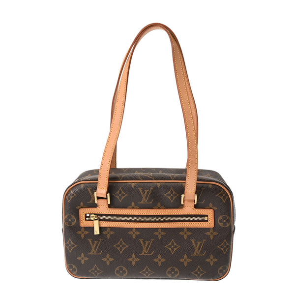 LOUIS VUITTON ルイヴィトン モノグラム シテ MM ブラウン M51182 レディース モノグラムキャンバス ハンドバッグ Aランク 中古 銀蔵