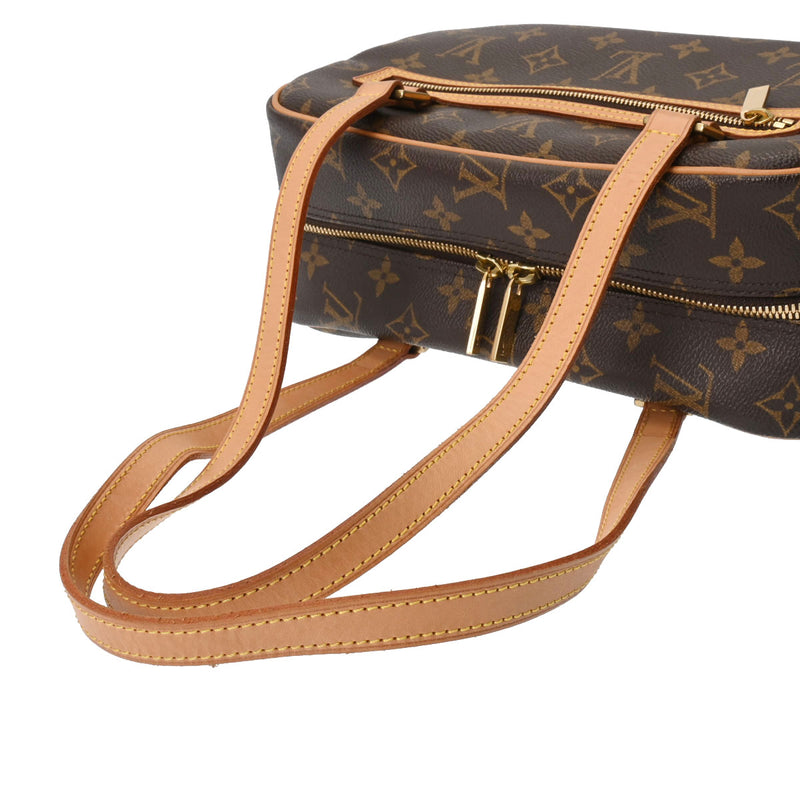 LOUIS VUITTON ルイヴィトン モノグラム シテ MM ブラウン M51182 レディース モノグラムキャンバス ハンドバッグ Aランク 中古 銀蔵