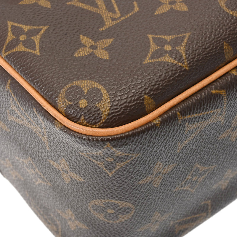 LOUIS VUITTON ルイヴィトン モノグラム シテ MM ブラウン M51182 レディース モノグラムキャンバス ハンドバッグ Aランク 中古 銀蔵