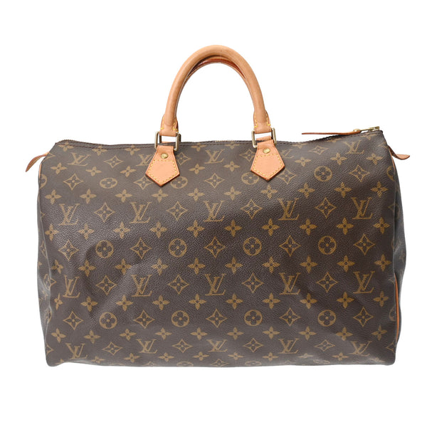 LOUIS VUITTON ルイヴィトン モノグラム スピーディ 40 ブラウン M41522 レディース モノグラムキャンバス ハンドバッグ ABランク 中古 銀蔵