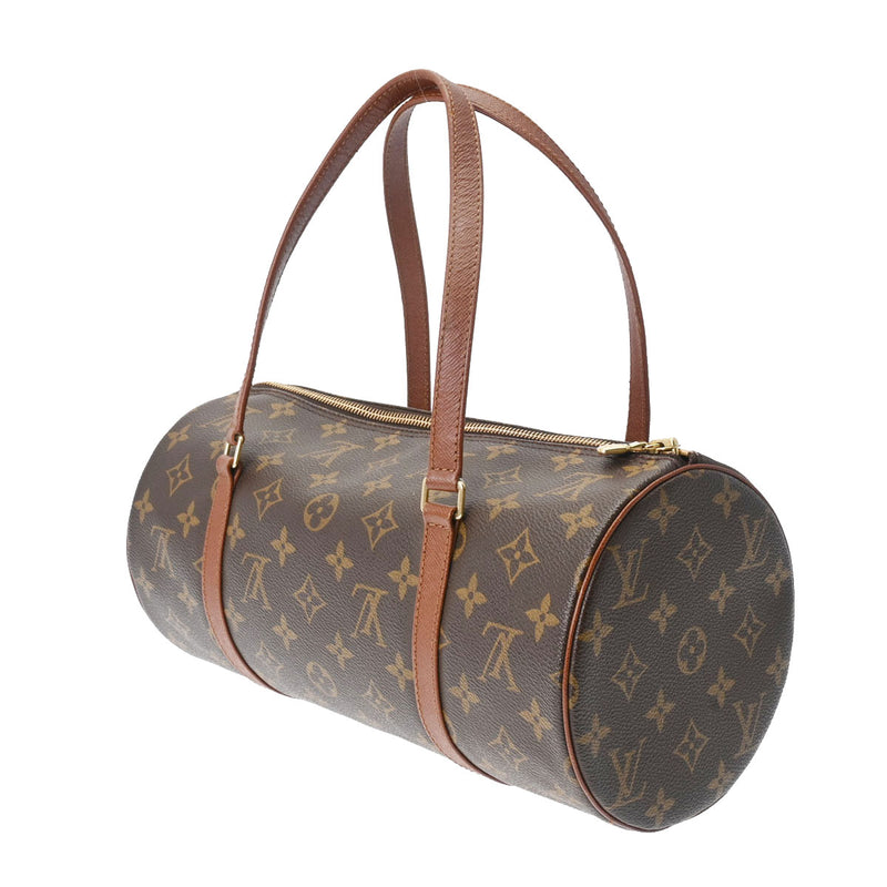 LOUIS VUITTON ルイヴィトン モノグラム パピヨン GM ブラウン M51365 レディース モノグラムキャンバス ハンドバッグ ABランク 中古 銀蔵