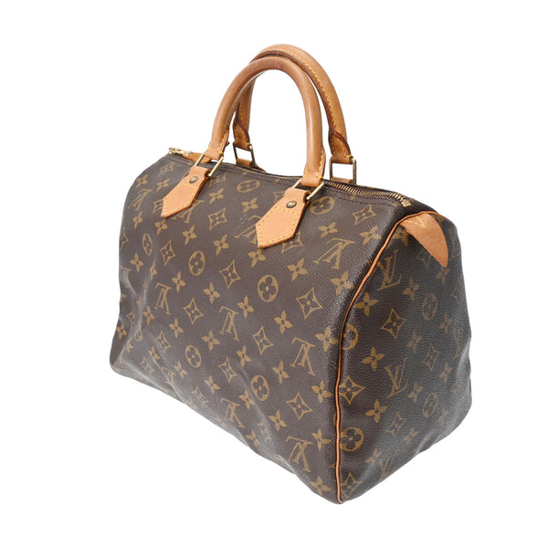 LOUIS VUITTON ルイヴィトン モノグラム スピーディ 30 ブラウン M41526 レディース モノグラムキャンバス ハンドバッグ Bランク 中古 銀蔵