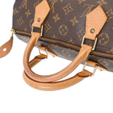 LOUIS VUITTON ルイヴィトン モノグラム スピーディ 30 ブラウン M41526 レディース モノグラムキャンバス ハンドバッグ Bランク 中古 銀蔵