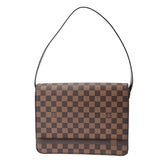LOUIS VUITTON ルイヴィトン ダミエ トライベッカ カレ ブラウン N51161 レディース ダミエキャンバス ショルダーバッグ Bランク 中古 銀蔵