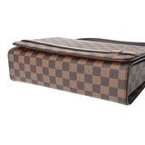 LOUIS VUITTON ルイヴィトン ダミエ トライベッカ カレ ブラウン N51161 レディース ダミエキャンバス ショルダーバッグ Bランク 中古 銀蔵