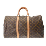 LOUIS VUITTON ルイヴィトン モノグラム キーポル 50 ブラウン M41426 ユニセックス モノグラムキャンバス ボストンバッグ Bランク 中古 銀蔵