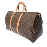 LOUIS VUITTON ルイヴィトン モノグラム キーポル 50 ブラウン M41426 ユニセックス モノグラムキャンバス ボストンバッグ Bランク 中古 銀蔵