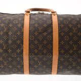 LOUIS VUITTON ルイヴィトン モノグラム キーポル 55 ブラウン M41424 ユニセックス モノグラムキャンバス ボストンバッグ Bランク 中古 銀蔵