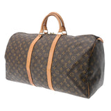 LOUIS VUITTON ルイヴィトン モノグラム キーポル 55 ブラウン M41424 ユニセックス モノグラムキャンバス ボストンバッグ Bランク 中古 銀蔵