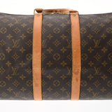 LOUIS VUITTON ルイヴィトン モノグラム キーポル 45 ブラウン M41428 レディース モノグラムキャンバス ボストンバッグ Cランク 中古 銀蔵