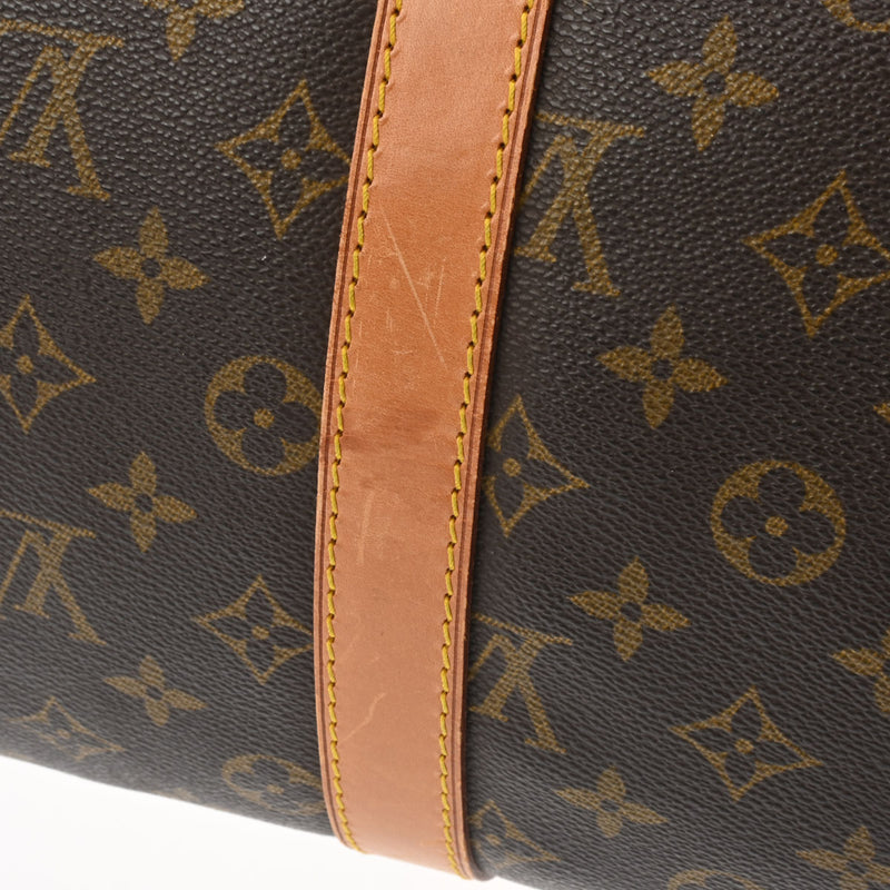 LOUIS VUITTON ルイヴィトン モノグラム キーポル 45 ブラウン M41428 レディース モノグラムキャンバス ボストンバッグ Cランク 中古 銀蔵