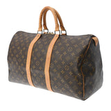 LOUIS VUITTON ルイヴィトン モノグラム キーポル 45 ブラウン M41428 レディース モノグラムキャンバス ボストンバッグ Cランク 中古 銀蔵