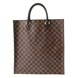 LOUIS VUITTON ルイヴィトン ダミエ サックプラ ブラウン N51140 ユニセックス ダミエキャンバス ハンドバッグ ABランク 中古 銀蔵