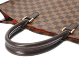 LOUIS VUITTON ルイヴィトン ダミエ サックプラ ブラウン N51140 ユニセックス ダミエキャンバス ハンドバッグ ABランク 中古 銀蔵