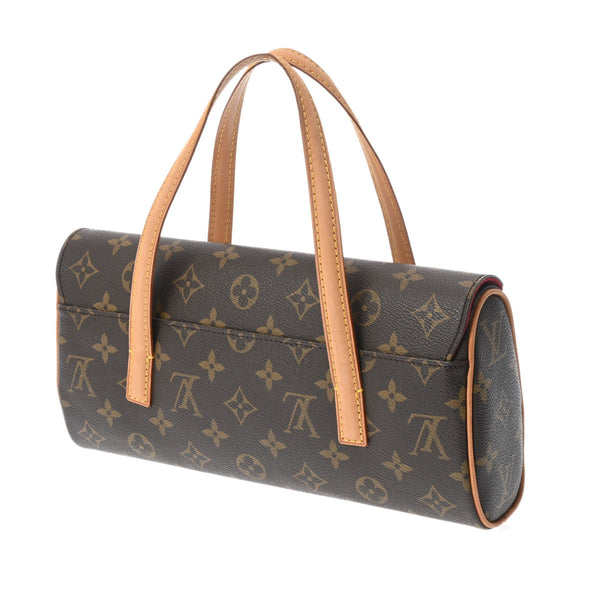 LOUIS VUITTON ルイヴィトン モノグラム ソナチネ  ブラウン M51902 レディース モノグラムキャンバス ハンドバッグ ABランク 中古 銀蔵