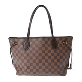 LOUIS VUITTON ルイヴィトン ダミエ ネヴァーフル PM USA製  ブラウン N51109 レディース ダミエキャンバス ハンドバッグ Bランク 中古 銀蔵