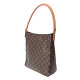 LOUIS VUITTON ルイヴィトン モノグラム ルーピング GM ブラウン M51145 レディース モノグラムキャンバス ワンショルダーバッグ Bランク 中古 銀蔵