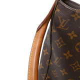 LOUIS VUITTON ルイヴィトン モノグラム ルーピング GM ブラウン M51145 レディース モノグラムキャンバス ワンショルダーバッグ Bランク 中古 銀蔵