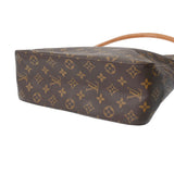 LOUIS VUITTON ルイヴィトン モノグラム ルーピング GM ブラウン M51145 レディース モノグラムキャンバス ワンショルダーバッグ Bランク 中古 銀蔵