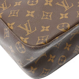 LOUIS VUITTON ルイヴィトン モノグラム ルーピング GM ブラウン M51145 レディース モノグラムキャンバス ワンショルダーバッグ Bランク 中古 銀蔵