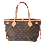 LOUIS VUITTON ルイヴィトン モノグラム ネヴァーフル PM ブラウン ピヴォワンヌ M41245 レディース モノグラムキャンバス ハンドバッグ 新同 中古 銀蔵