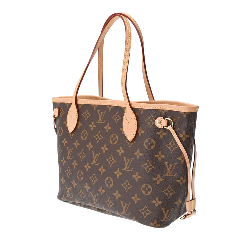 LOUIS VUITTON ルイヴィトン モノグラム ネヴァーフル PM ブラウン ピヴォワンヌ M41245 レディース モノグラムキャンバス ハンドバッグ 新同 中古 銀蔵