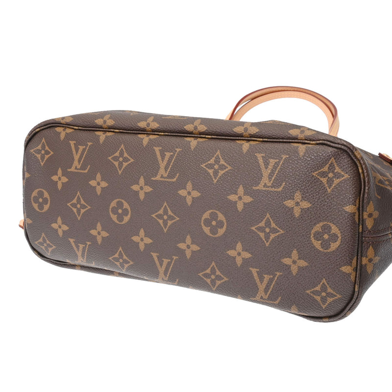 LOUIS VUITTON ルイヴィトン モノグラム ネヴァーフル PM ブラウン ピヴォワンヌ M41245 レディース モノグラムキャンバス ハンドバッグ 新同 中古 銀蔵