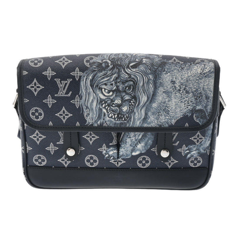 ルイヴィトンメッセンジャー PM チャップマン 14145 ネイビー メンズ ショルダーバッグ M54248 LOUIS VUITTON 中古 –  銀蔵オンライン