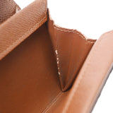 LOUIS VUITTON ルイヴィトン モノグラム ポルトモネ プラ ブラウン M61930 ユニセックス モノグラムキャンバス コインケース Bランク 中古 銀蔵