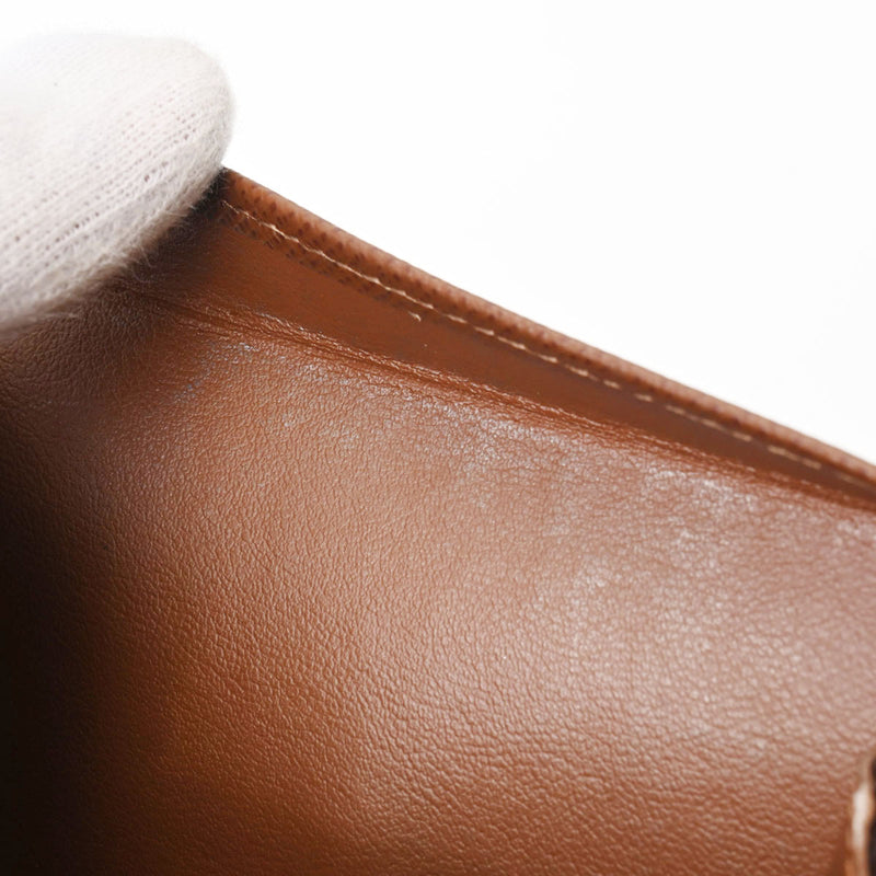 LOUIS VUITTON ルイヴィトン モノグラム ポルトモネ プラ ブラウン M61930 ユニセックス モノグラムキャンバス コインケース Bランク 中古 銀蔵