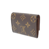 LOUIS VUITTON ルイヴィトン モノグラム ポルトモネ プラ ブラウン M61930 ユニセックス モノグラムキャンバス コインケース Bランク 中古 銀蔵