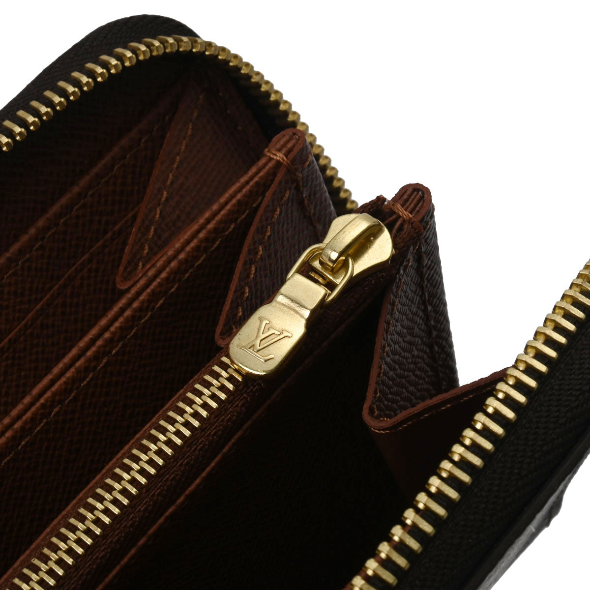 ルイヴィトンジッピーウォレット 14145 ブラウン ユニセックス
