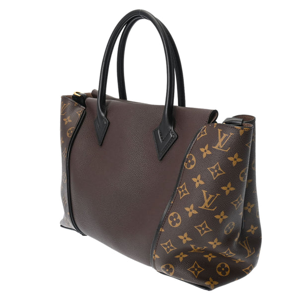 LOUIS VUITTON ルイヴィトン モノグラム トートW PM ショコラ M41061 レディース モノグラムキャンバス ハンドバッグ Aランク 中古 銀蔵