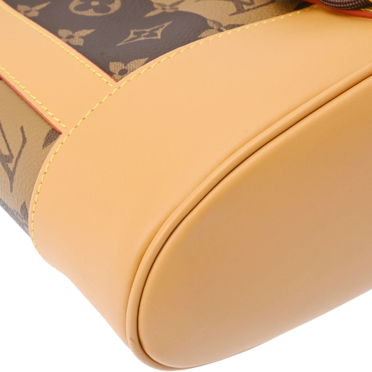 Louis Vuitton メッセンジャーバッグ ブラウン/イエロー ルイヴィトンストライプ ランドネメッセンジャー NIGOコラボ 14145