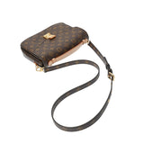 LOUIS VUITTON ルイヴィトン モノグラム ポシェットメティス MM ブラウン M44875 レディース モノグラムキャンバス 2WAYバッグ Aランク 中古 銀蔵