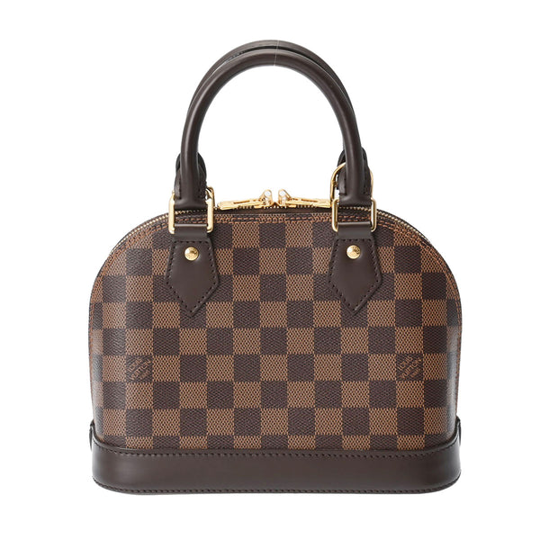 LOUIS VUITTON ルイヴィトン ダミエ アルマ BB 2WAY ブラウン N41221 レディース ダミエキャンバス ハンドバッグ 新同 中古 銀蔵