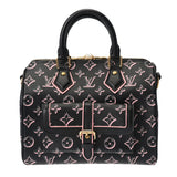 LOUIS VUITTON ルイヴィトン モノグラム フォールフォーユー スピーディバンドリエール 25 2WAY 黒/ピンク M20852 レディース モノグラムキャンバス ハンドバッグ 未使用 銀蔵