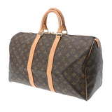 LOUIS VUITTON ルイヴィトン モノグラム キーポル 45 ブラウン M41428 レディース モノグラムキャンバス ボストンバッグ ABランク 中古 銀蔵