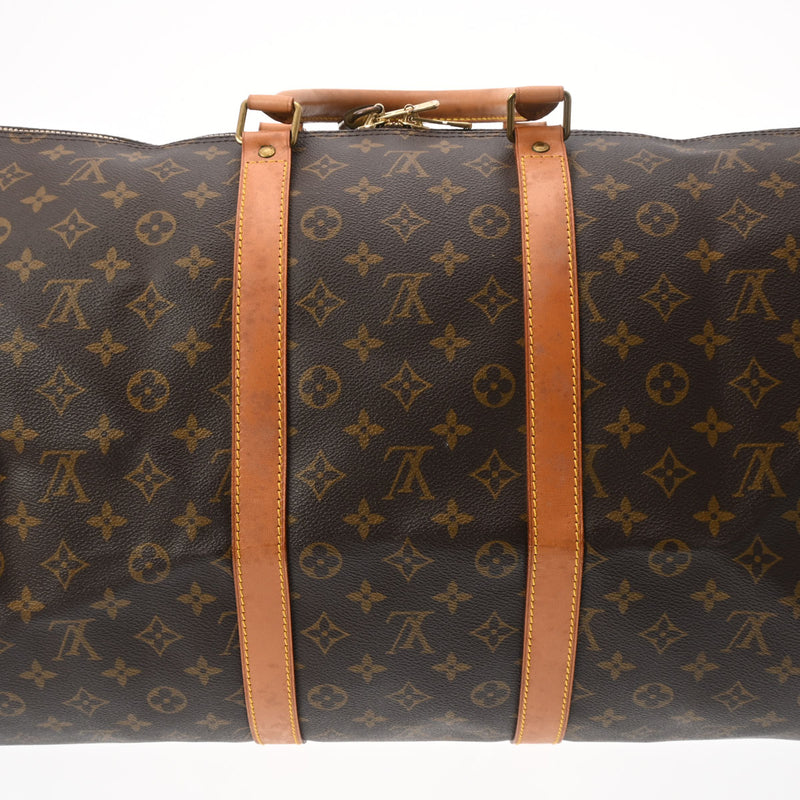 LOUIS VUITTON ルイヴィトン モノグラム キーポルバンドリエール 55 ブラウン M41414 レディース モノグラムキャンバス ボストンバッグ Bランク 中古 銀蔵