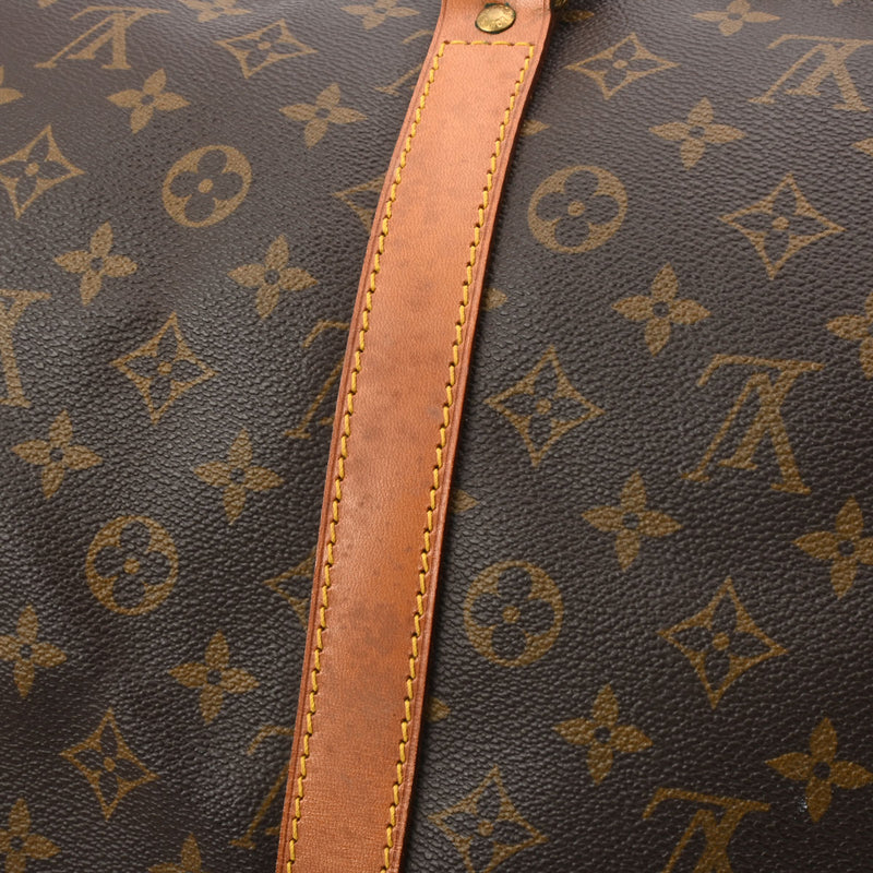 LOUIS VUITTON ルイヴィトン モノグラム キーポルバンドリエール 55 ブラウン M41414 レディース モノグラムキャンバス ボストンバッグ Bランク 中古 銀蔵