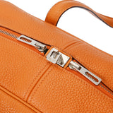 HERMES エルメス ヴィクトリア2 フールトゥ 35 オレンジ パラジウム金具 □Q刻印(2013年頃) ユニセックス トリヨンクレマンス ハンドバッグ Bランク 中古 銀蔵